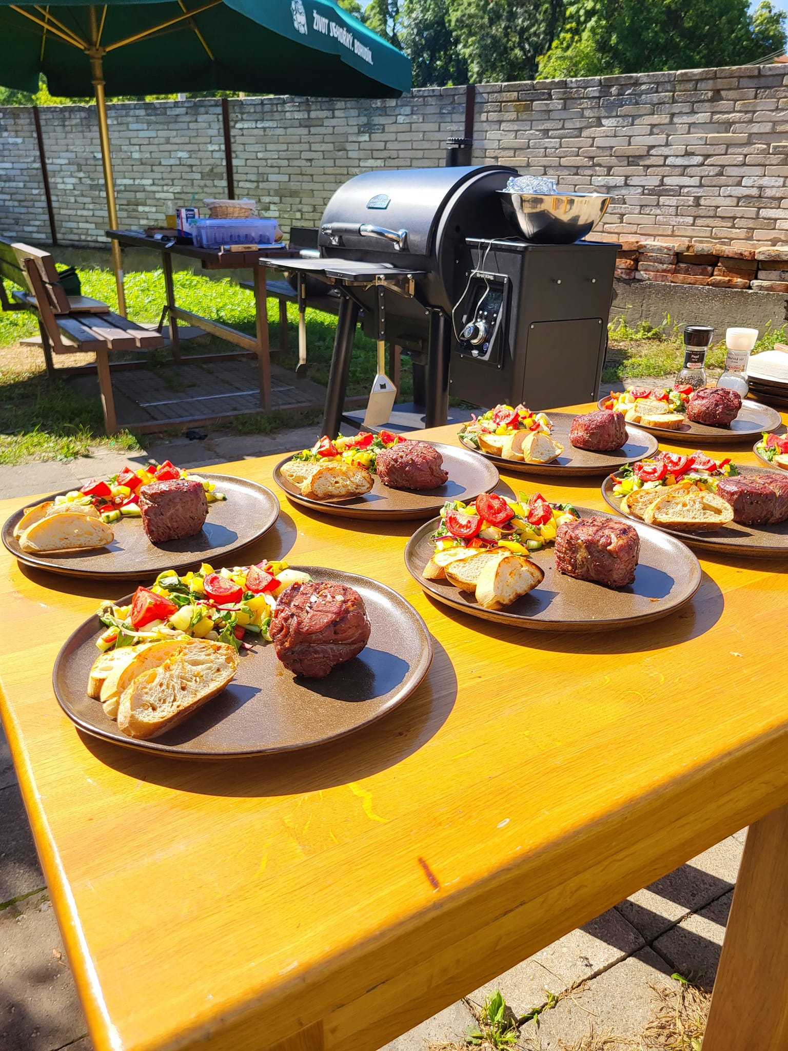 Posezení během akce